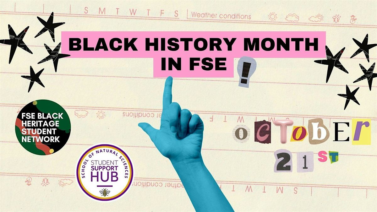 Black in STEM @ UoM: Speed Friending & Zine-Making!