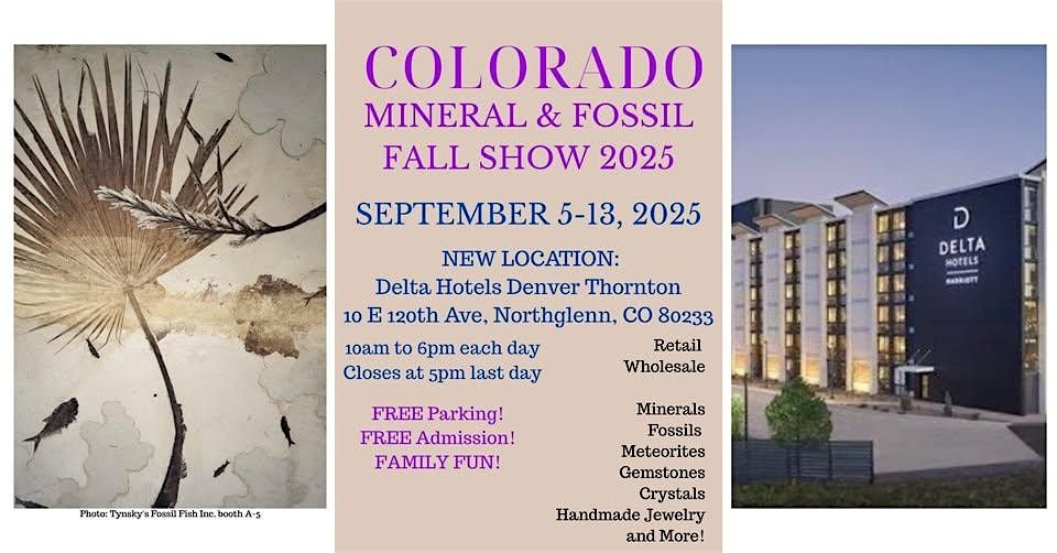 Colorado Mineral & Fossil Fall Show