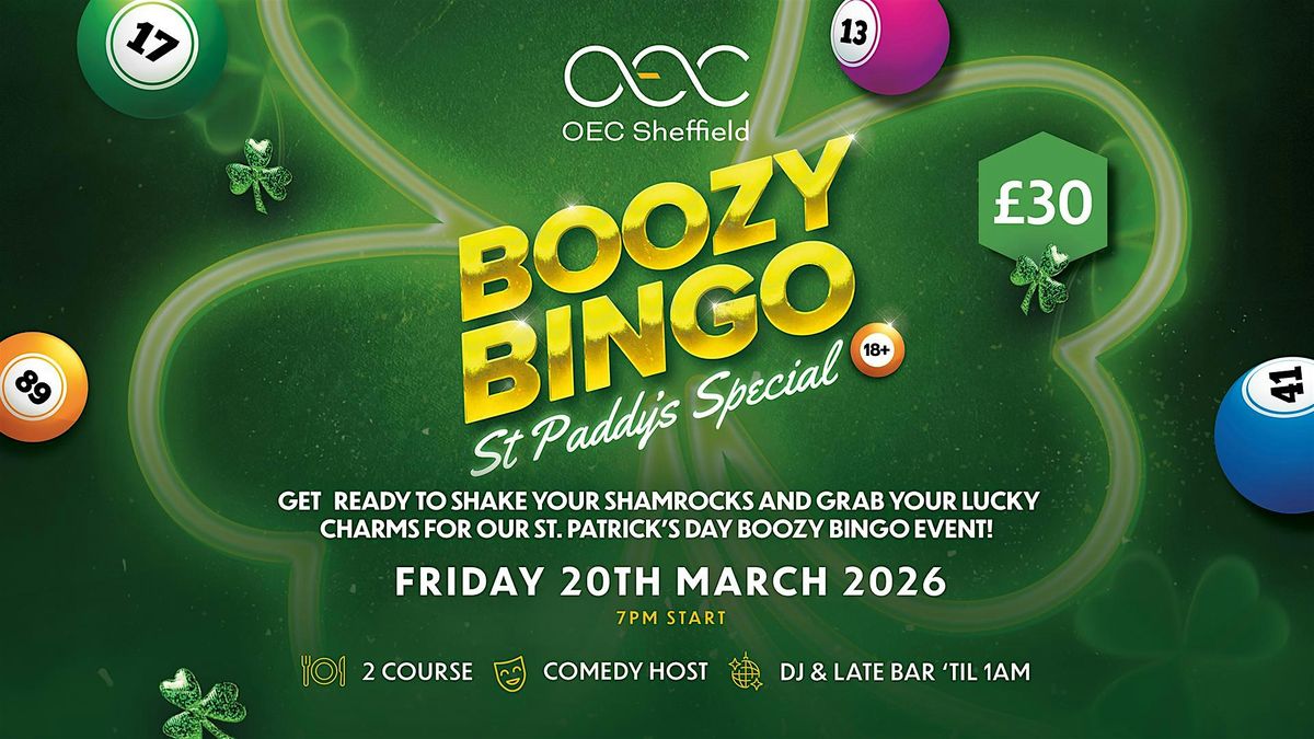 Boozy Bingo St Paddys Special