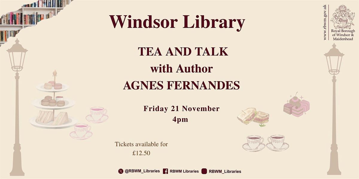 Tea and Talk with Author Agnes Fernandes at Windsor Library