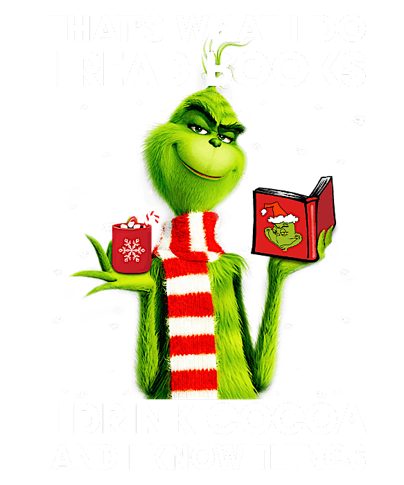 Story time with the Grinch while sipping hot chocolate