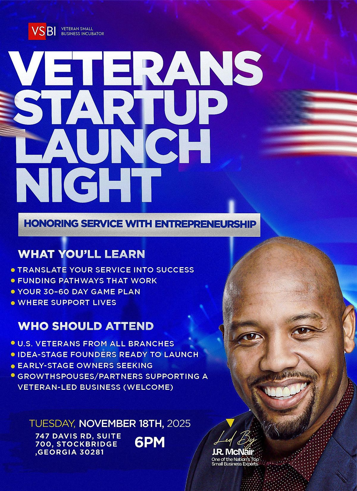 Veterans Startup Launch Night \u2013 Atlanta
