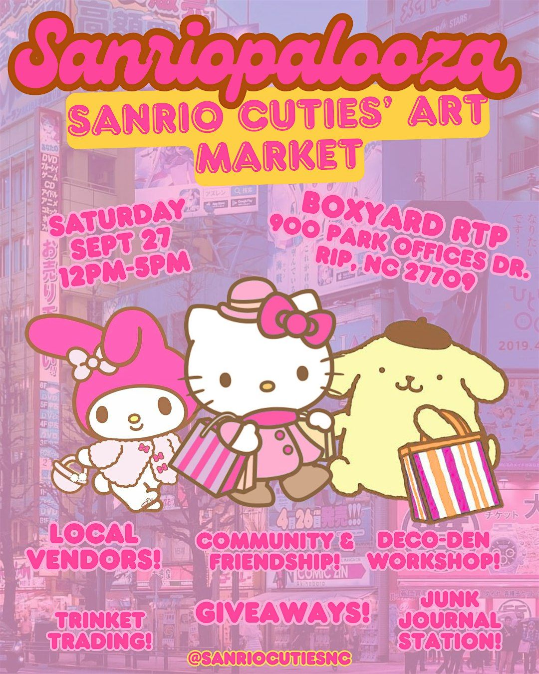 Sanriopalooza: Sanrio Cutie's Art Market