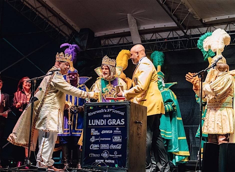 Be A VIP at Riverwalk Outlets 40th Annual Lundi Gras Celebration
