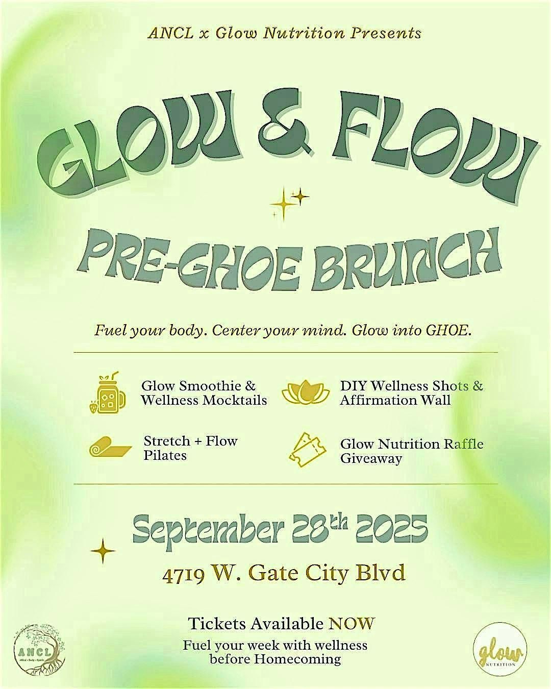 Glow & Flow Brunch: Fuel Before the Festivities
