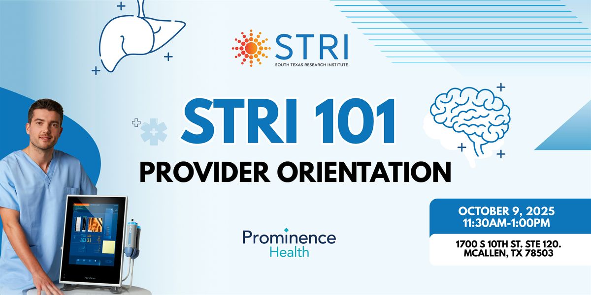 STRI 101: Provider Orientation