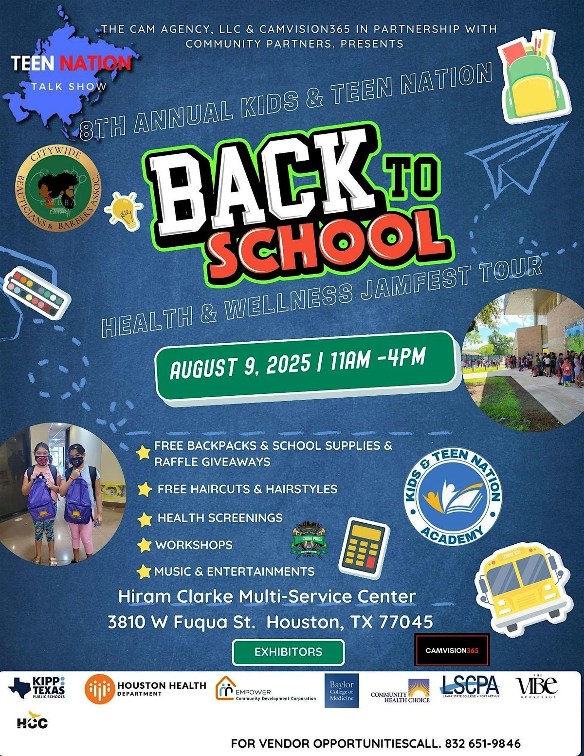 8th Annual Teen Nation Back To School-Health & Wellness Jam Fest