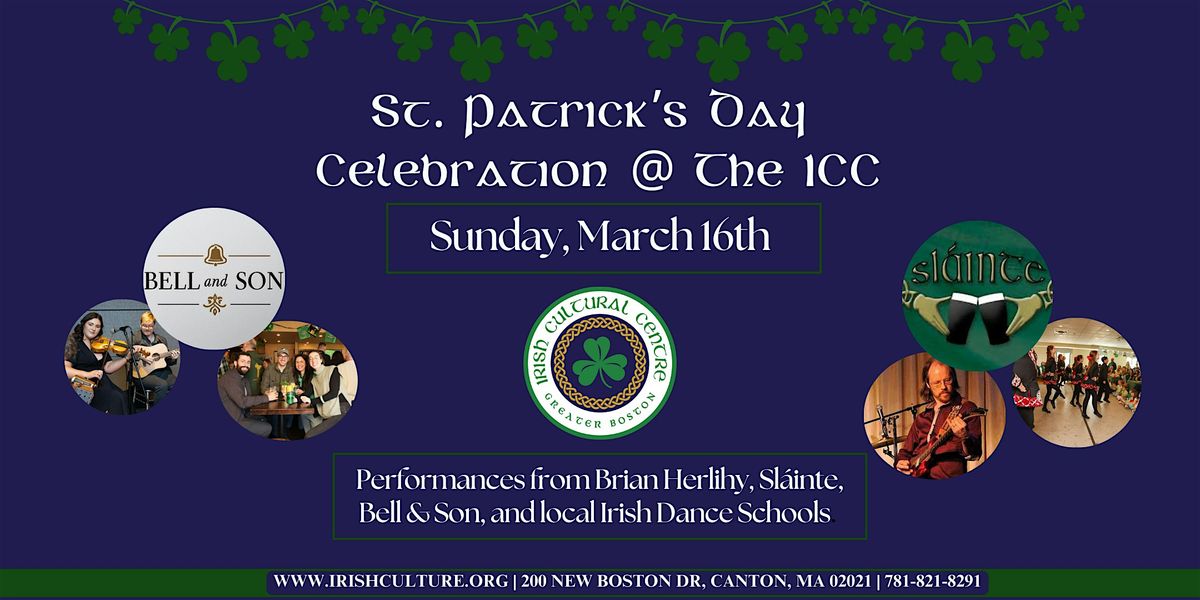 Sunday St. Patrick's Day Celebration at the ICC