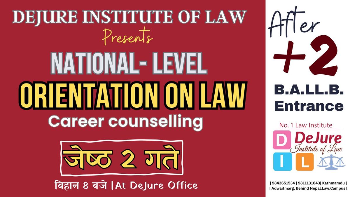 National Level Orientation on Law (B.A.LL.B)