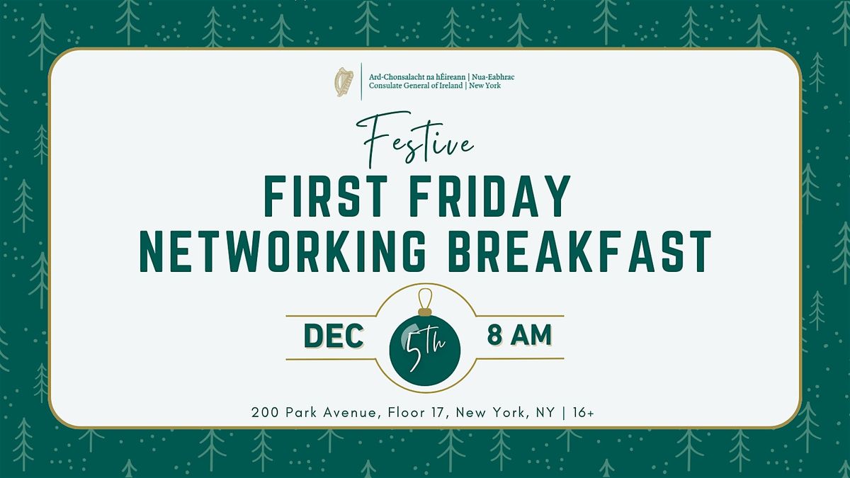 December 'Festive' First Friday Networking Breakfast