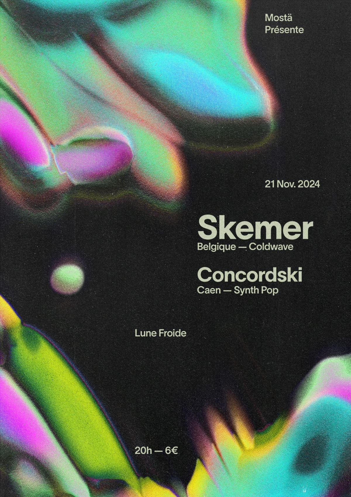 SKEMER + CONCORDSKI + DJ SET \u2022 LUNE FROIDE