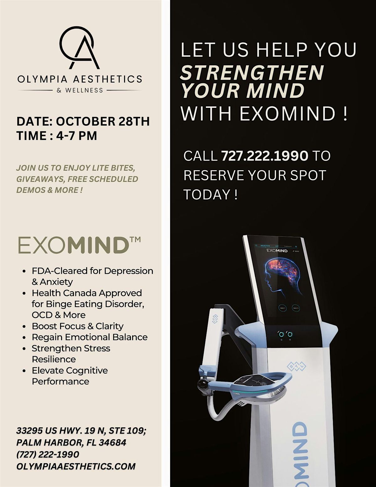 Let us help you strengthen your mind with EXOMIND