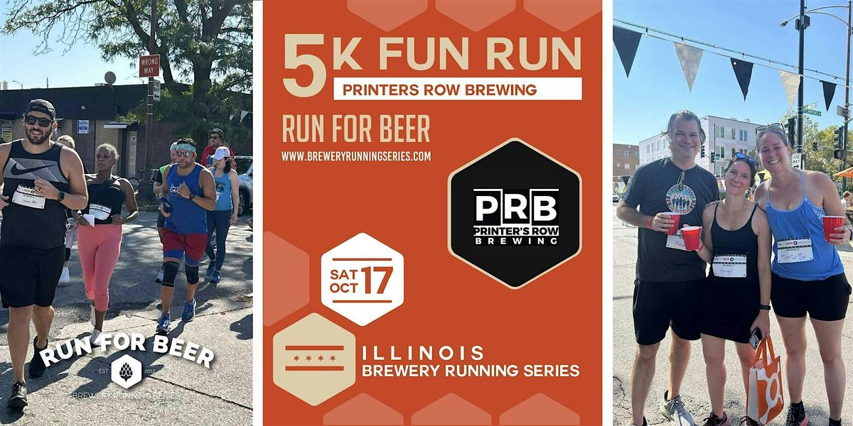 5k Fun Run x Printer's Row Brewing | 2026 IL Brewery Running Series