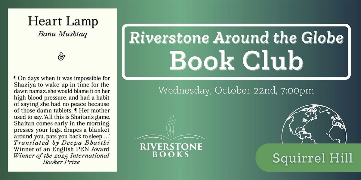 Riverstone Around the Globe Book Club - Squirrel Hill