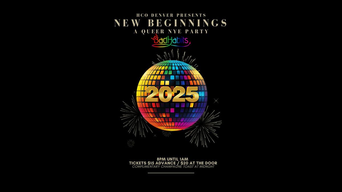 New Beginnings: A Queer New Year's Eve Party!