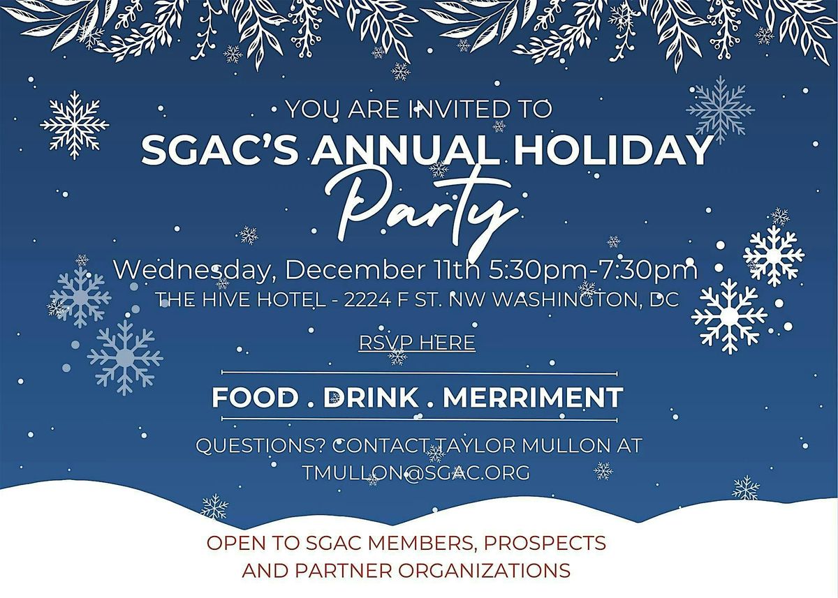 SGAC Annual Holiday Party