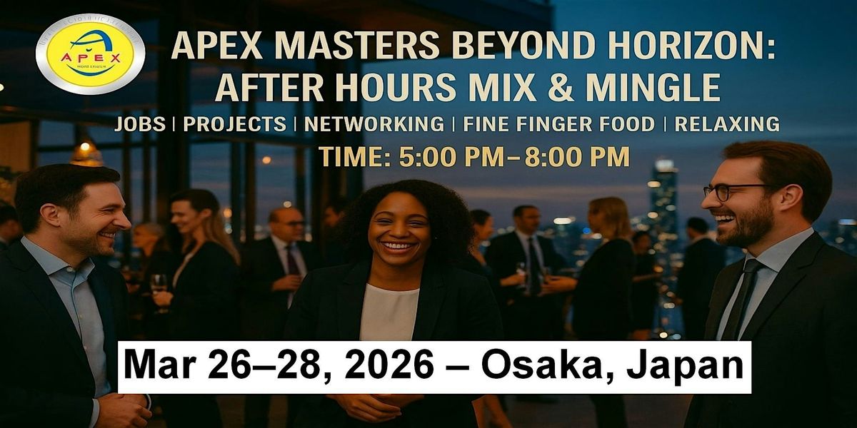 Apex Meet-ups Cooperation \u2022 Jobs \u2022 Networking in Osaka, Japan