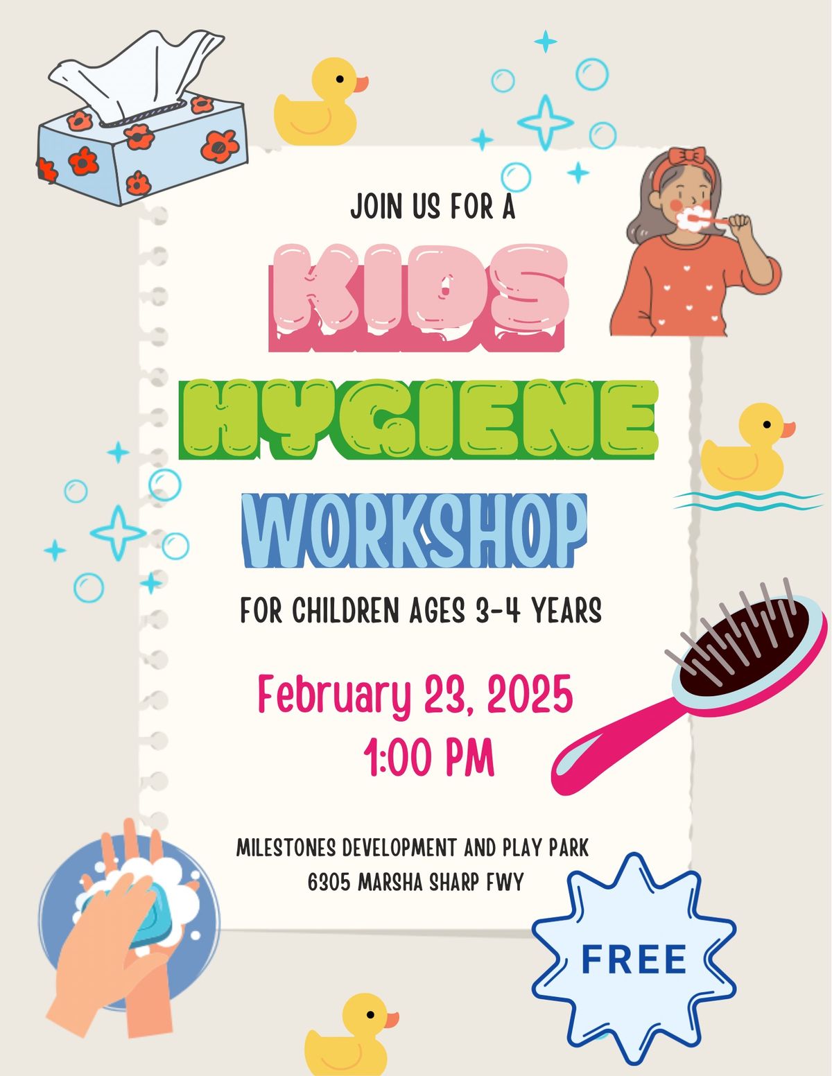 FREE Health Seminar - Kids' Hygiene