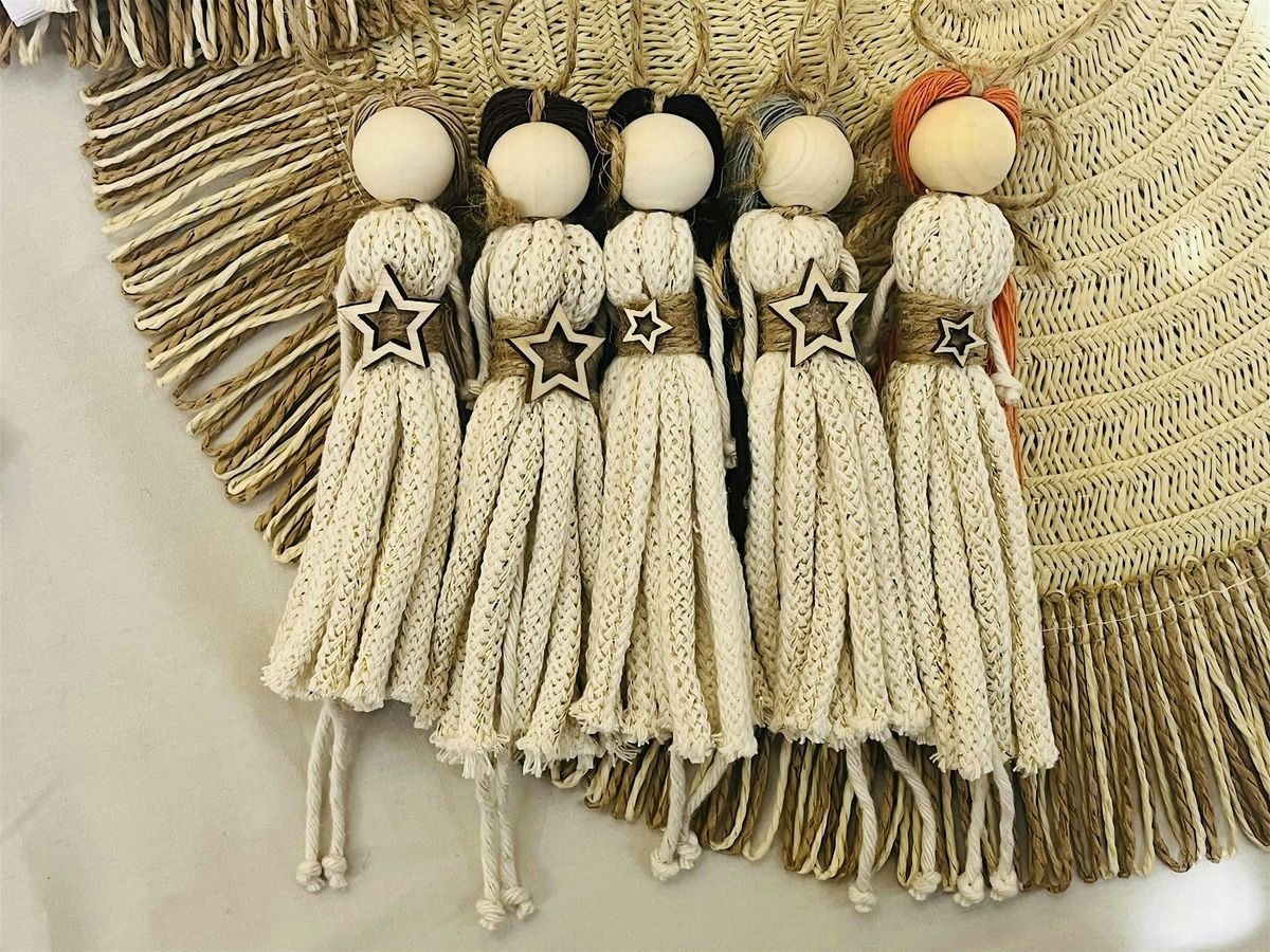 Macrame Christmas Angel Decoration Workshop- Number 85, Cheltenham