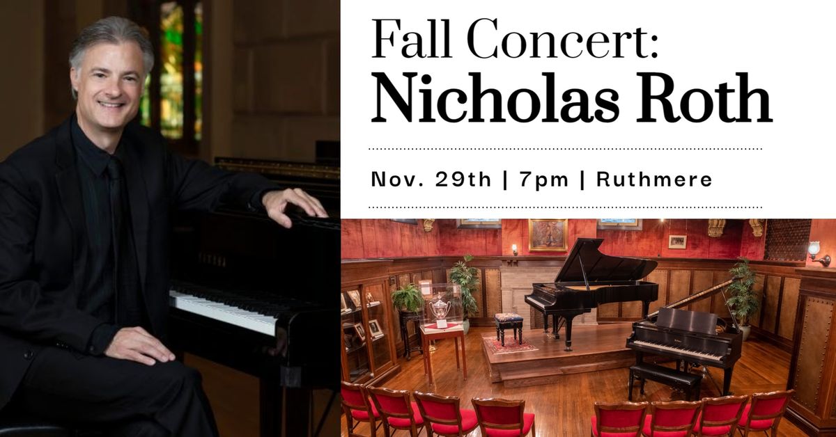 Fall Concert - Nicholas Roth