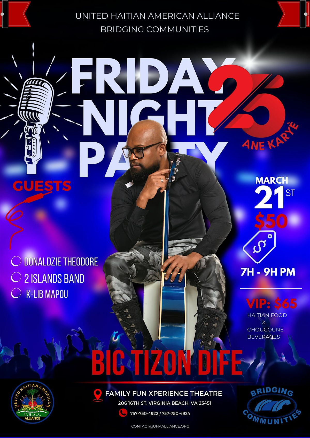 Friday Night Party With BIC Tizon Dife In  Virginia Beach, VA.