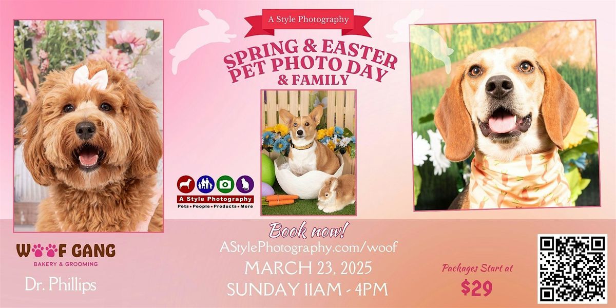 Spring and Easter Pet Photo Day Woof Gang Bakery Dr. Phillips