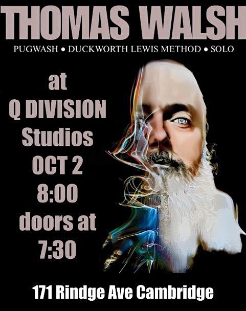 Thomas Walsh (Pugwash \/Duckworth Lewis Method) Live at Q Division Studios