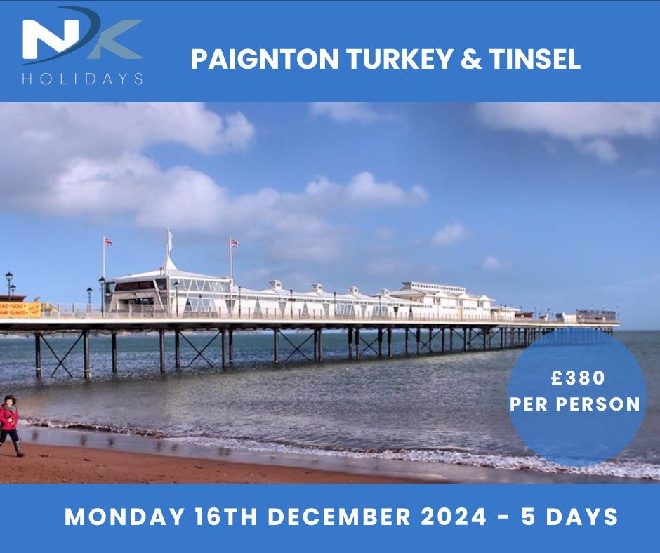 Paignton Turkey & Tinsel Coach Holiday