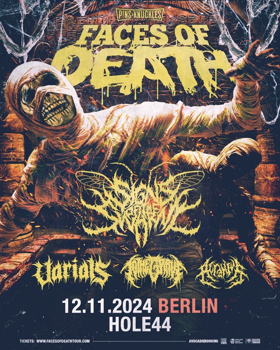 Pins & Knuckles Faces Of Death Tour 2024 - Berlin