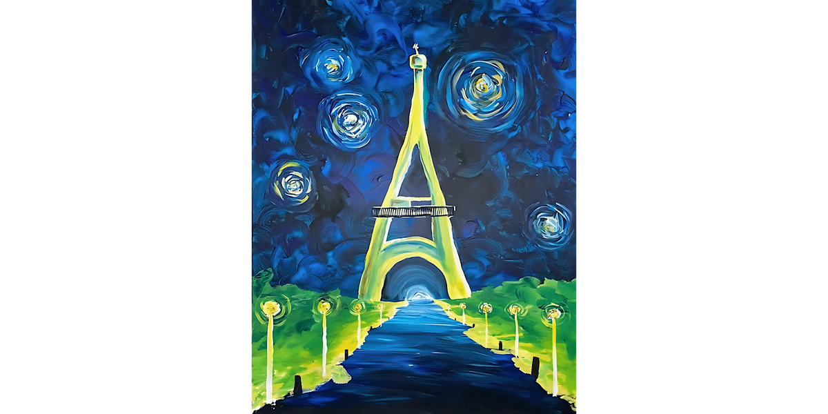 Starry Night in Paris - Paint and Sip in Orlando | Classpop!\u2122