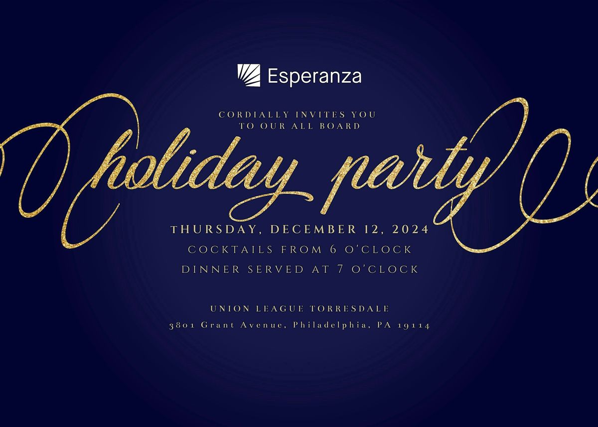 Esperanza All Board Holiday Party 2024