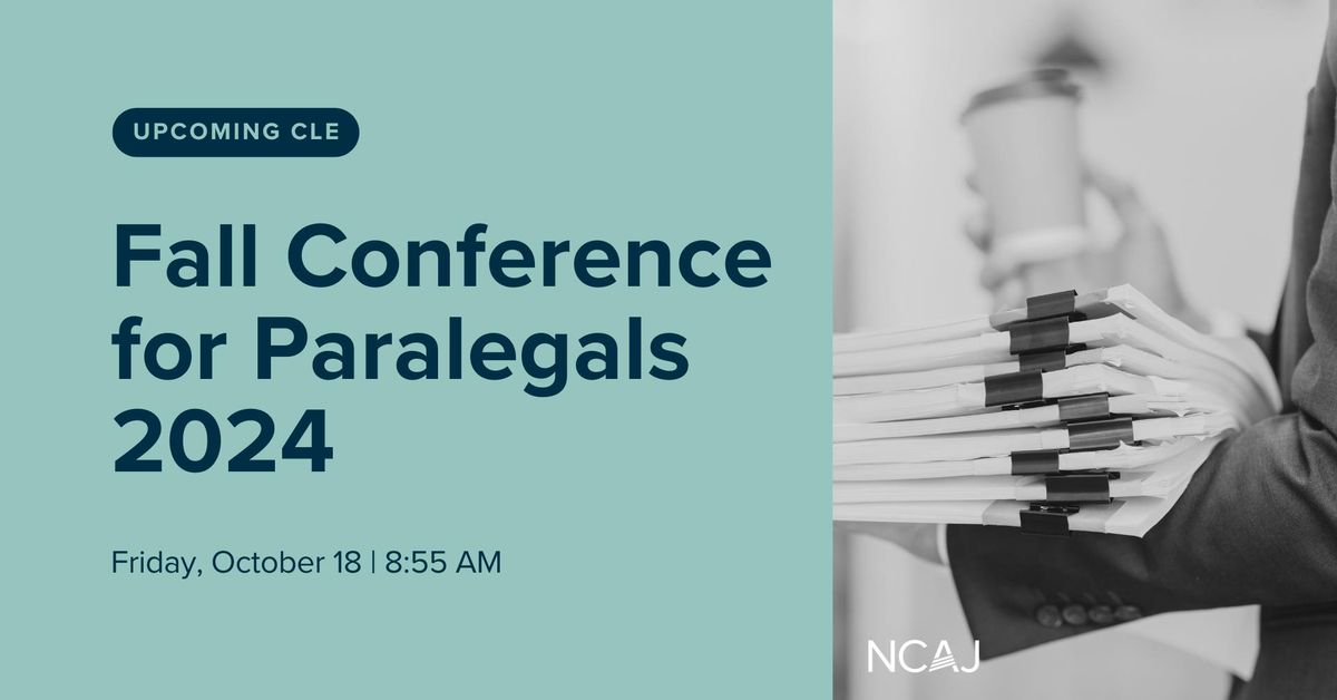 Fall Conference for Paralegals