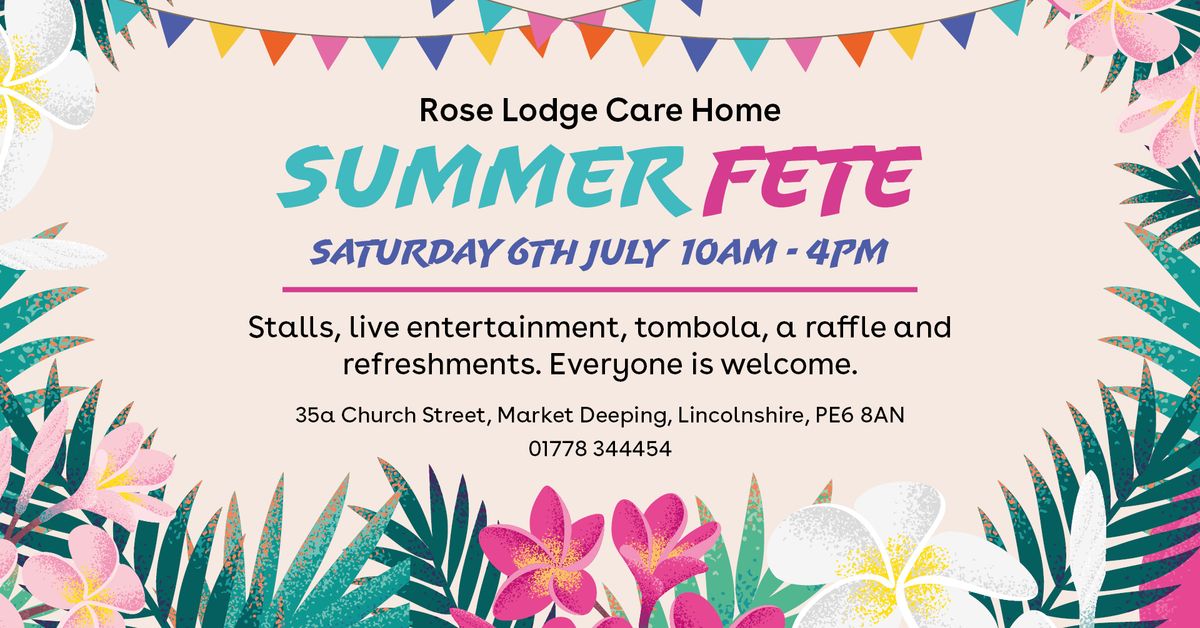 Rose Lodge Summer Fete