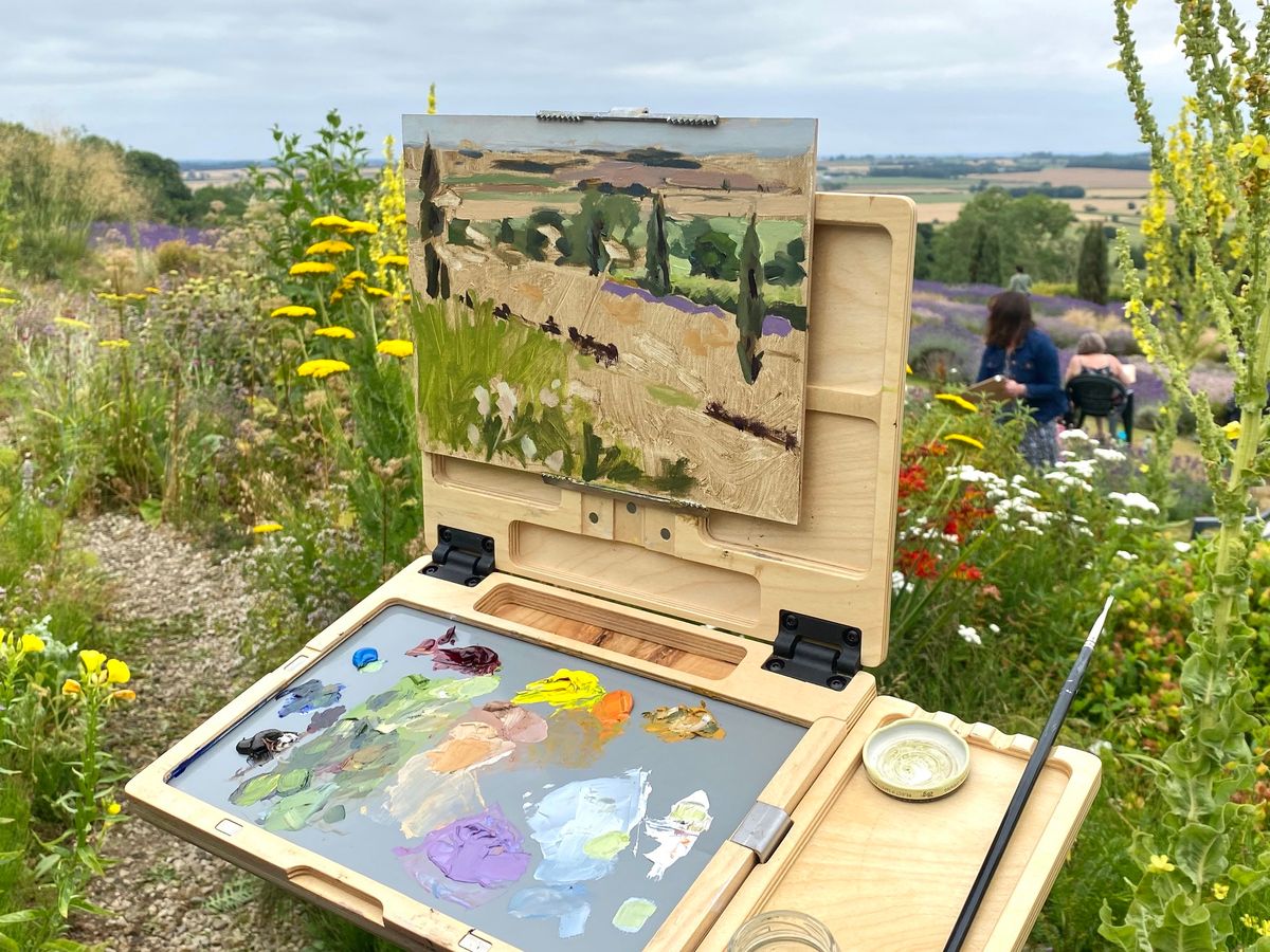 YORKSHIRE LAVENDER Pastel and painting outdoor workshop, Terrington, North Yorkshire