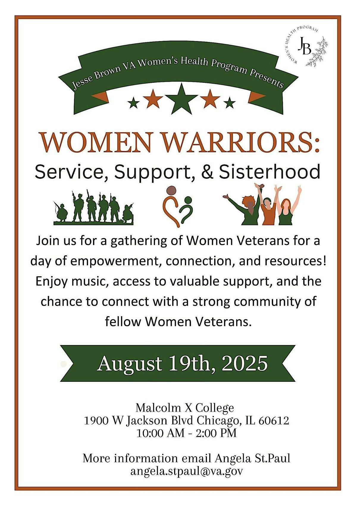 WOMEN WARRIORS: SERVICE, SUPPORT & SISTERHOOD