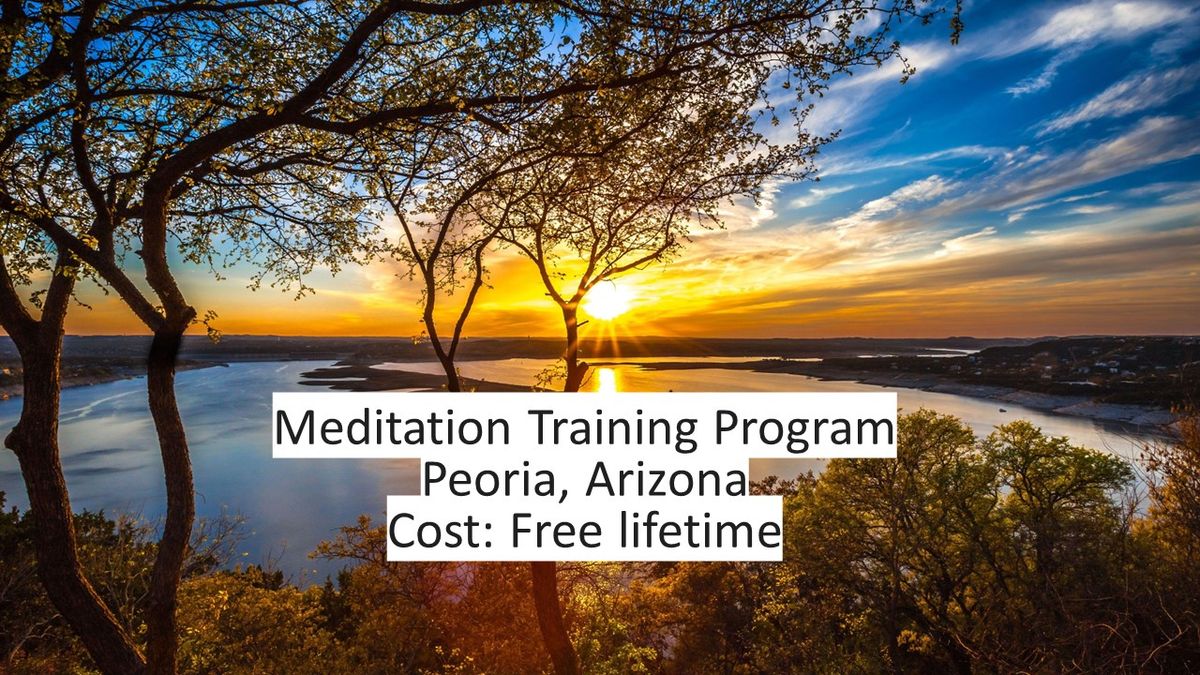 Free 1-Day Meditation Training Program (Phoenix-Peoria)