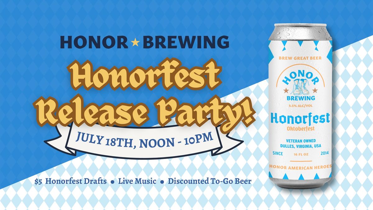 Honorfest Release Party!