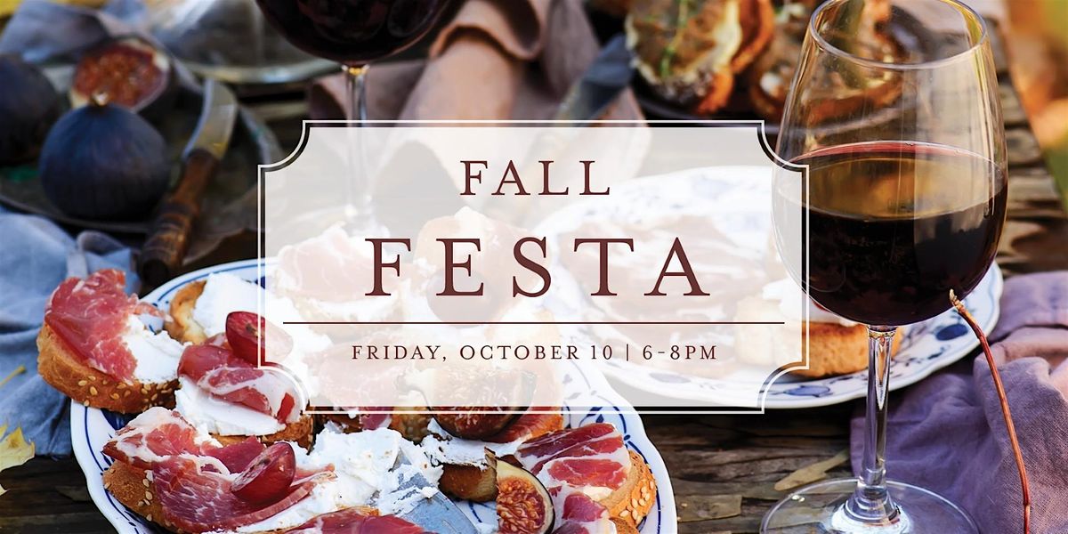 Fall Food & Wine Festa