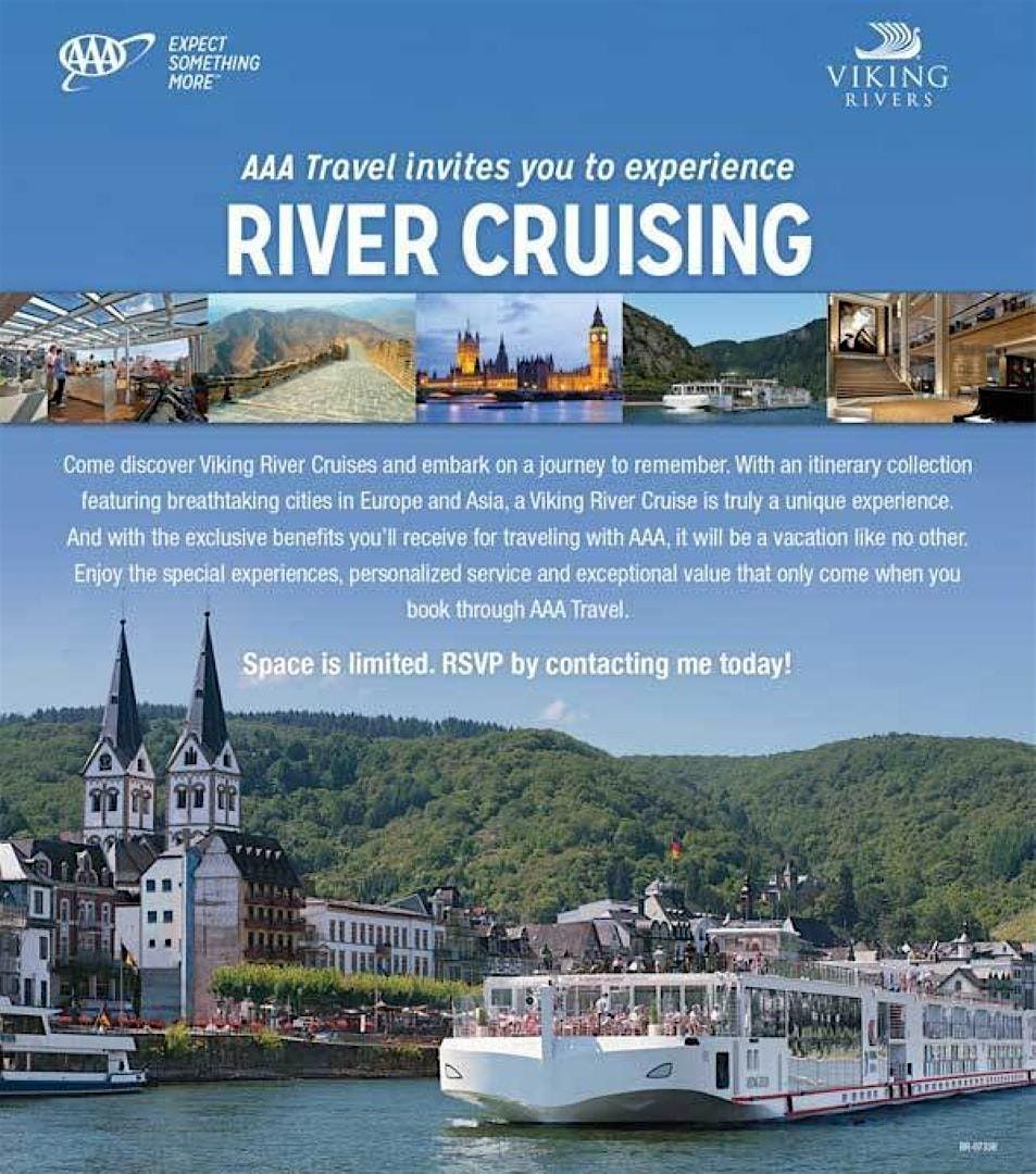 AAA Travel Invites you to experience RIVER CRUISING!