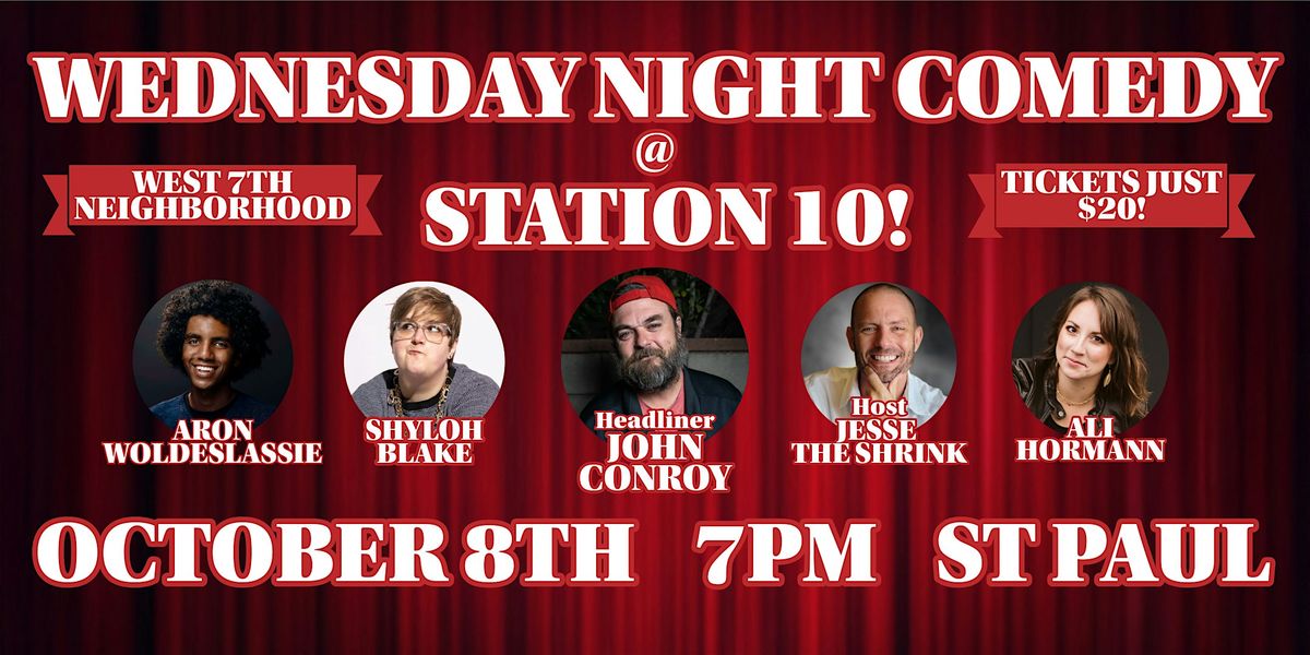 Wednesday Night Comedy @ Station 10! (St Paul, West 7th neighborhood)