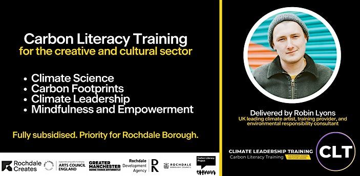 Carbon Literacy Training - for Rochdale's Creative & Cultural Sector