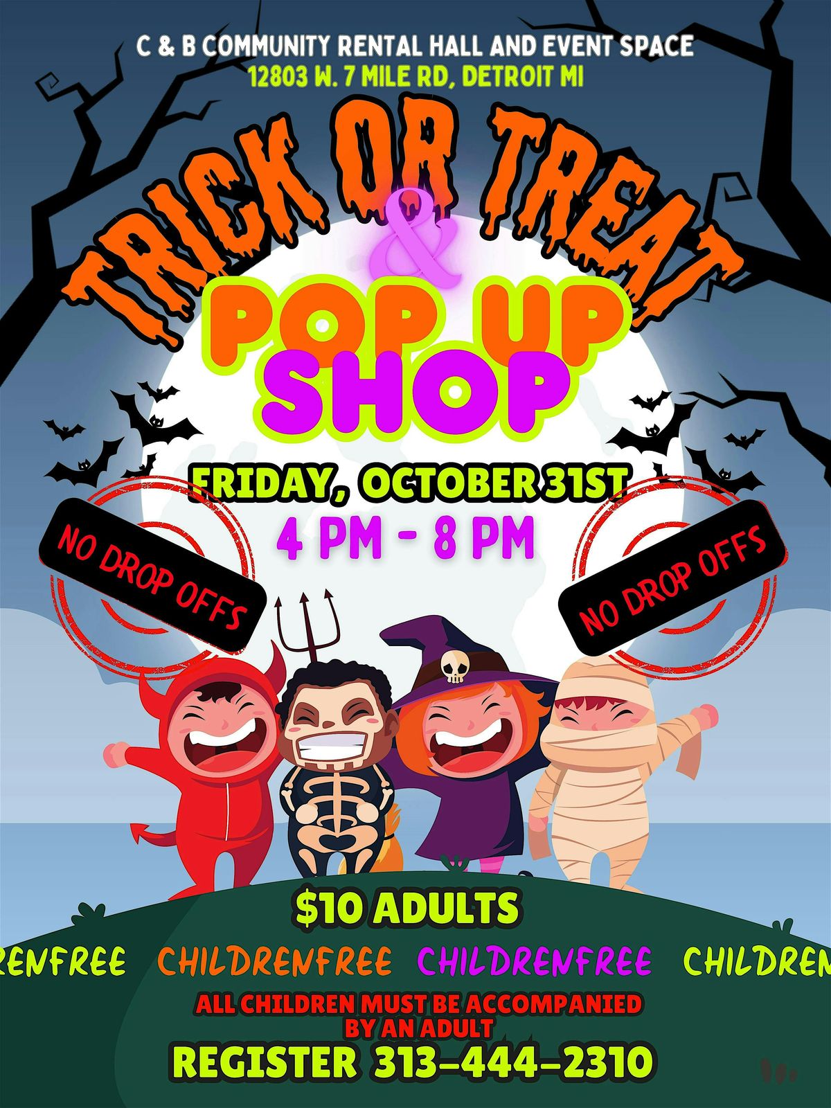 Trick or Treat & Pop Up Shop