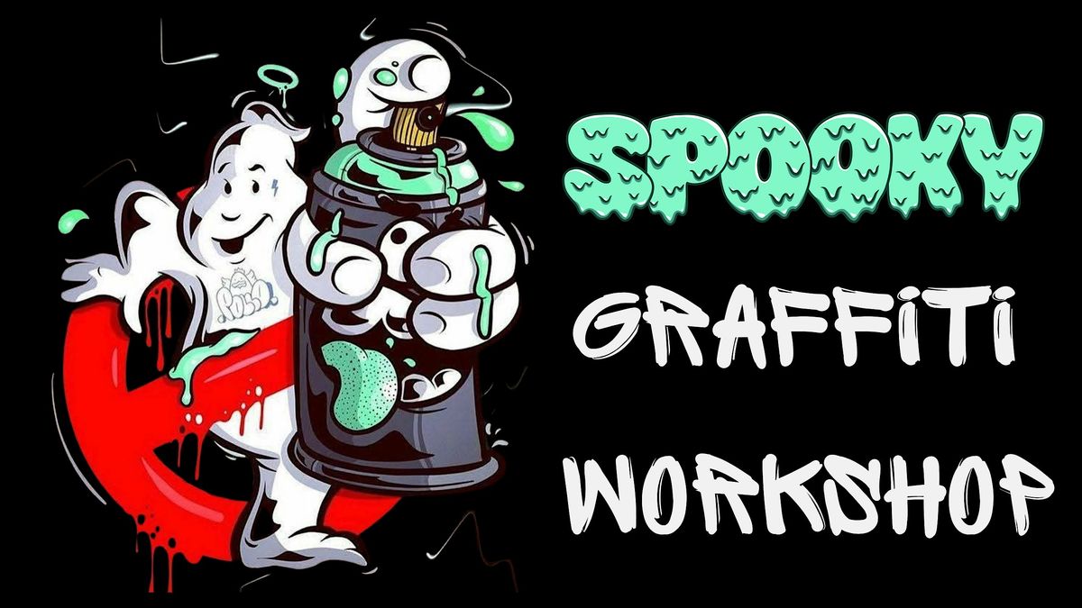 Halloween graffiti workshop