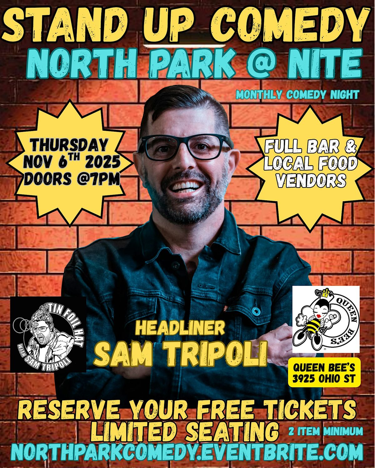 North Park @ Nite COMEDY: Sam Tripoli
