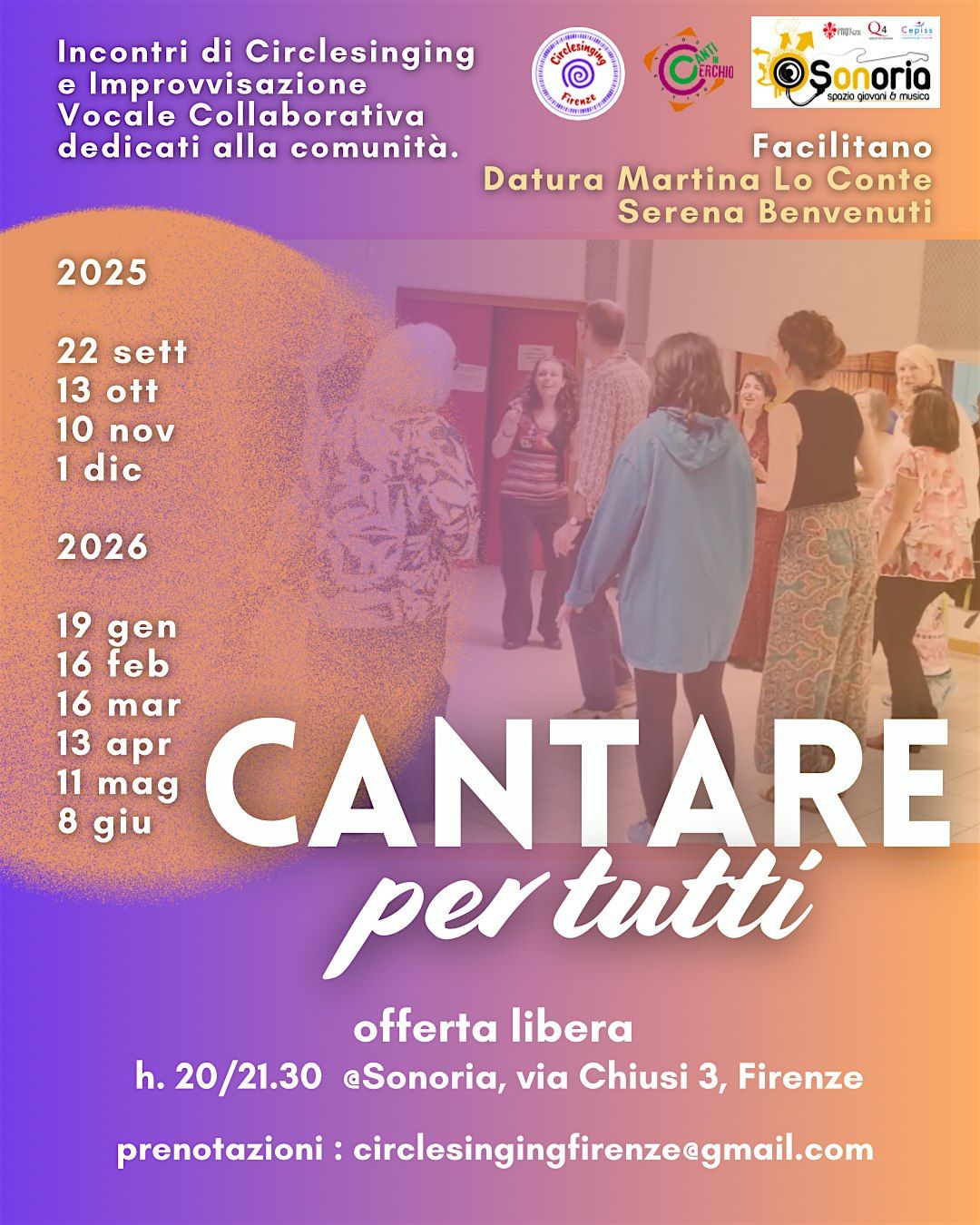 CANTARE PER TUTTI - Firenze