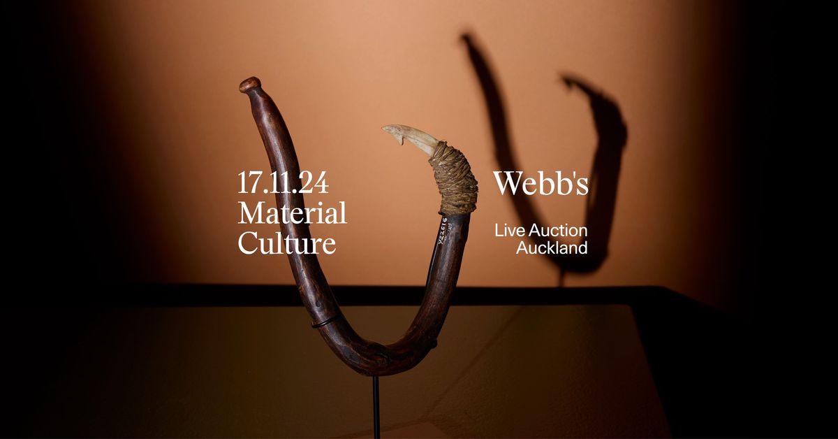 Material Culture | Live Auction \u2014 Auckland