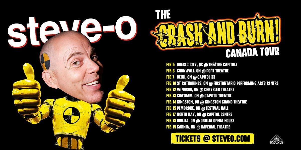 Steve-O Crash & Burn Tour Cornwall 2nd Show
