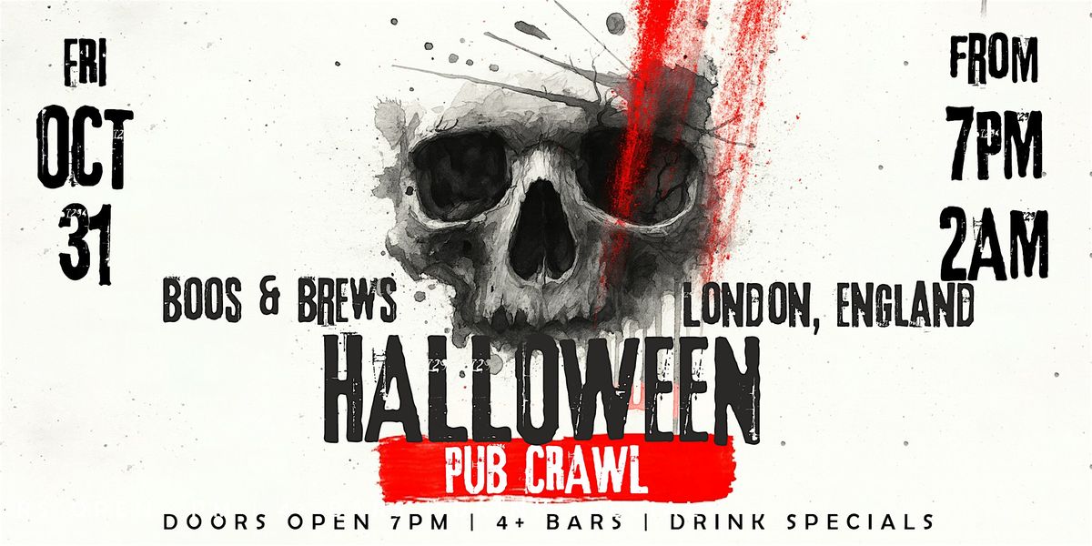 Boos & Brews Halloween Pub Crawl London, England 2025
