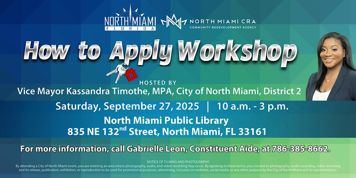 How to Apply Workshop | Homeownership Fair & First-Time Homebuyer Workshop