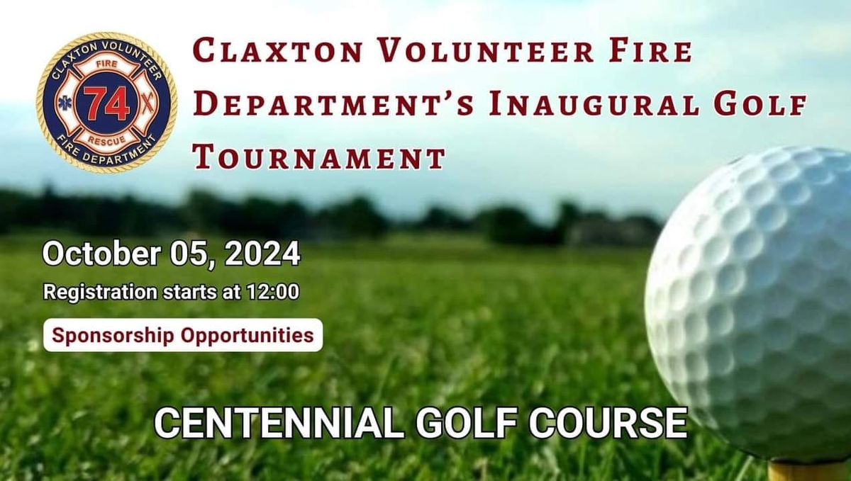 Claxton Fire Dept. Golf Tournament